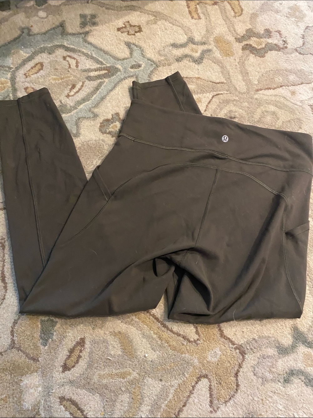 lululemon athletica Women's olive green High-Rise leggings size 10